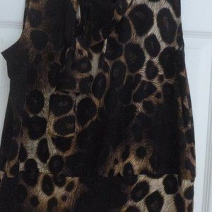 Women's leopard print blouse